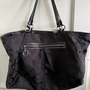 Elegant Black Tote Bag